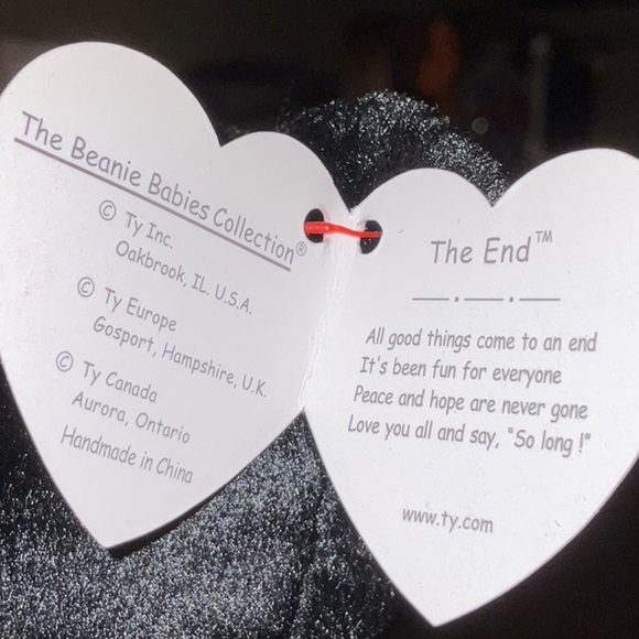 Ty Beanie Baby The End Vintage - Picture 11 of 12